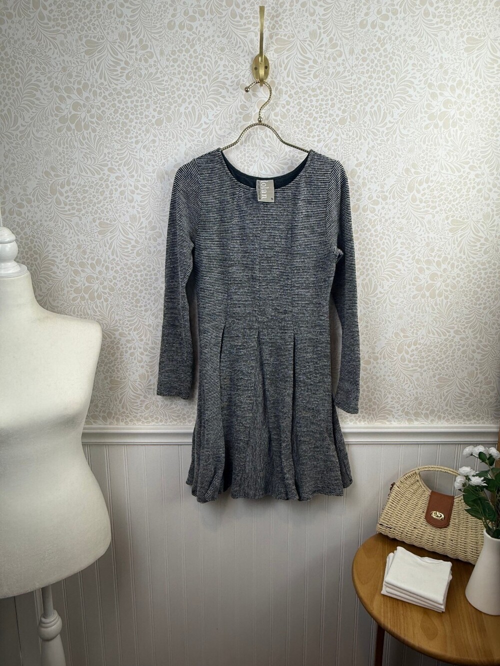 Dolan Left Coast from Anthropologie Gray Piper Sweater Dress - Size - Medium